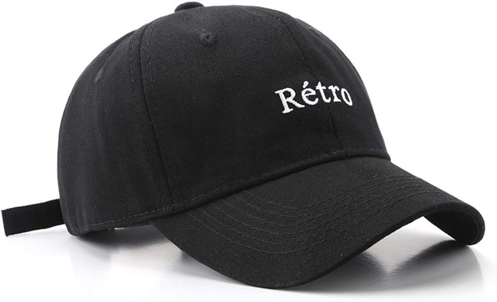 Retro Hip Hop Baseball Cap with Embroidered Letters