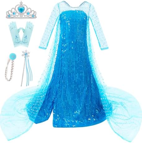 Elsas Sweet Ambition - Luxury Sequin Princess Costumes for Kids