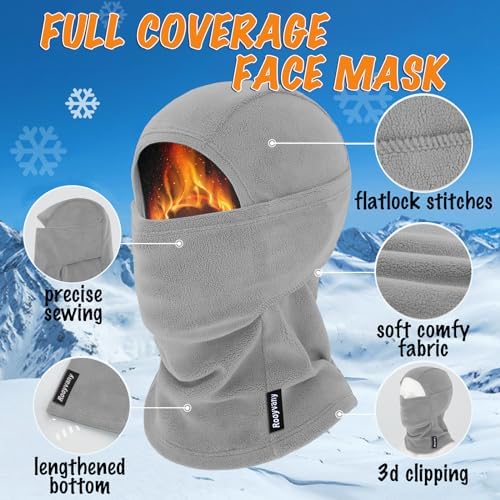 Kids Fleece Face Mask for Winter