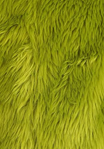 Perfect Dr Seuss The Grinch Costume Open Face Faux Fur