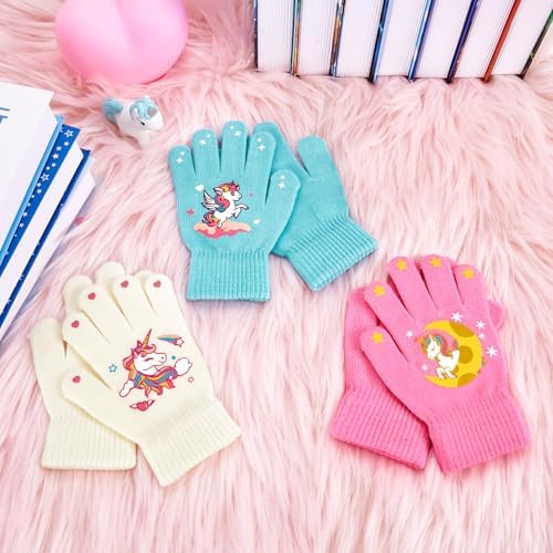 Knitted Winter Gloves for Kids
