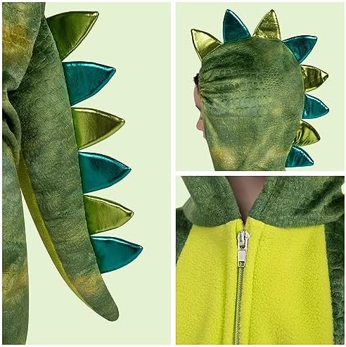 Spooktacular Creations Halloween Jumpsuit for Kids - Shining T-Rex