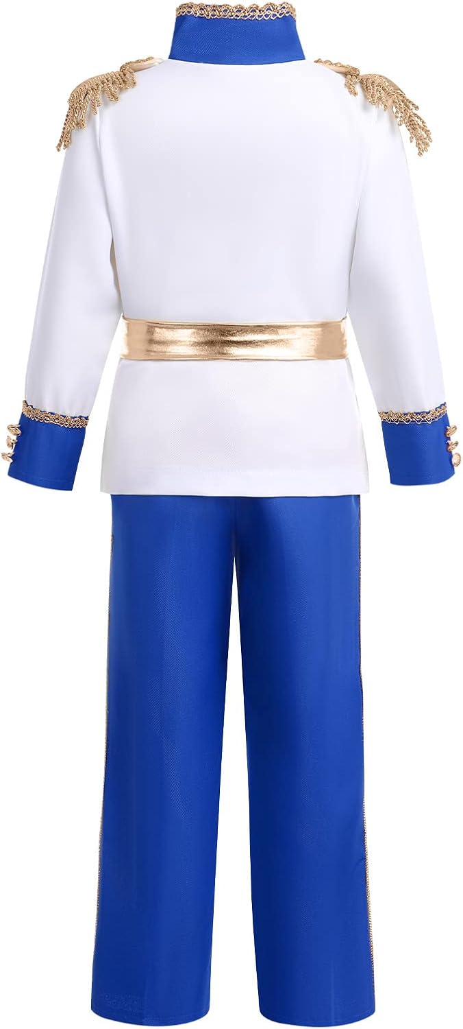 IBAKOM Prince Charming Costume for Boys Halloween Christmas Costumes