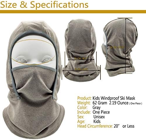 Winter Face Warmer Balaclava for Kids