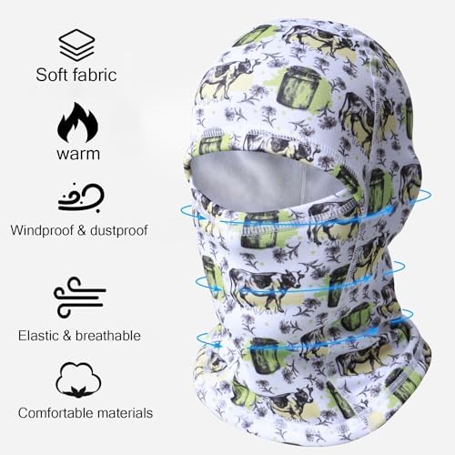 Warm Windproof Face Mask for Kids Extreme Cold Resistance Style