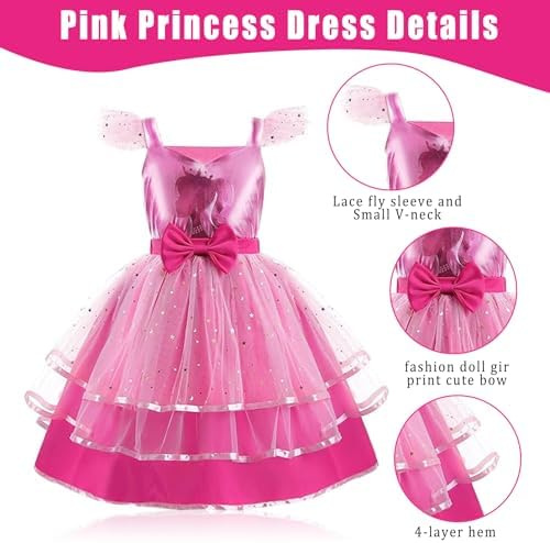 WYB Petite Gown Girls Costume Dress Cosplay for 4-10 Years