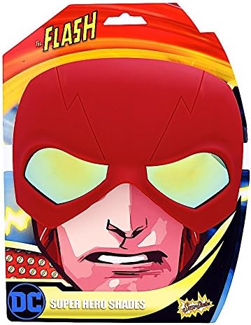 Sun-Staches DC Comics Flash Sunglasses - UV400ProtectYourLook - One Size Fits Most