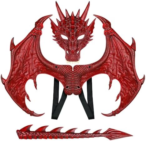 MENGKAO Dragon Costume Kids dinosaur wings set for Halloween
