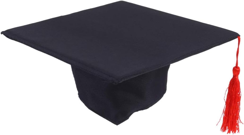 NUOBESTY Kids Graduation Cap Black