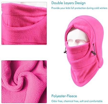 Your Choice Balaclava Ski Cycling Face Mask for Kids Cold Weather Protection