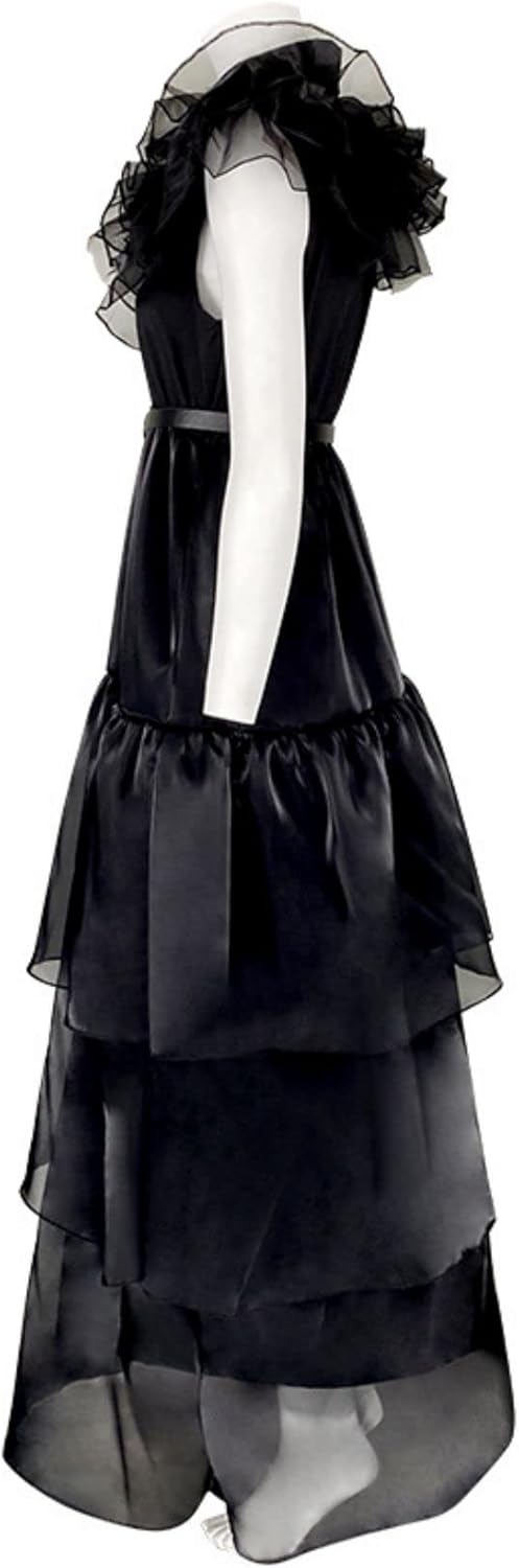 Gothic Black Dress Costume for Women and Girls