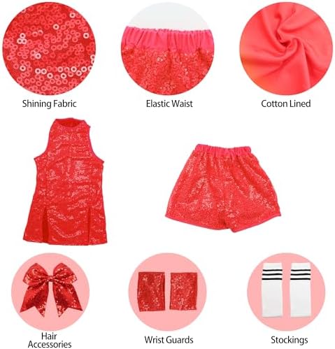Girls Sequin Dance Costume - Jazz Hip Hop Outfit
