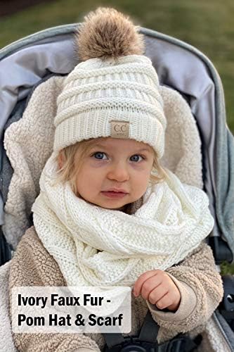Funky Junque Kids Cozy Winter Bundle - Matching Hats Scarves Set