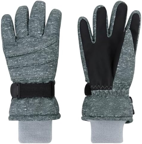 Duoyeree Kids Waterproof Ski Gloves