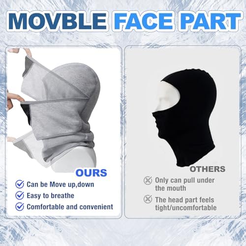 Warm Balaclava Ski Mask for Kids Windproof Comfortable