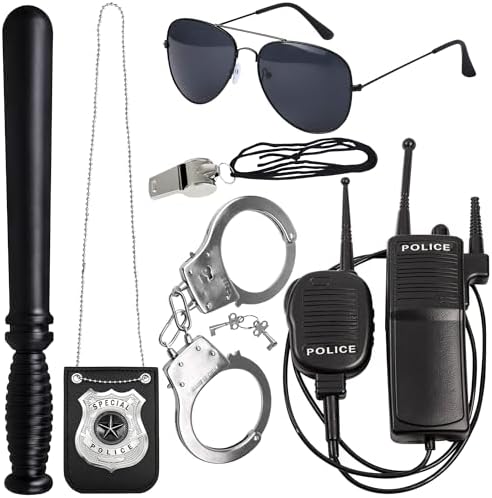 Police Costume Accessories for Kids Role-Play Essential