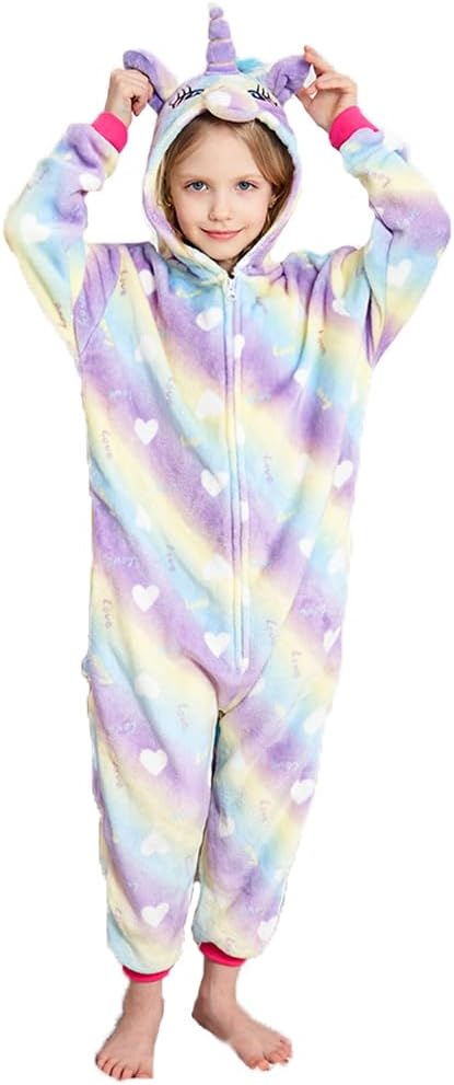 Riverchan Kids Unicorn Onesie Animal Pajamas