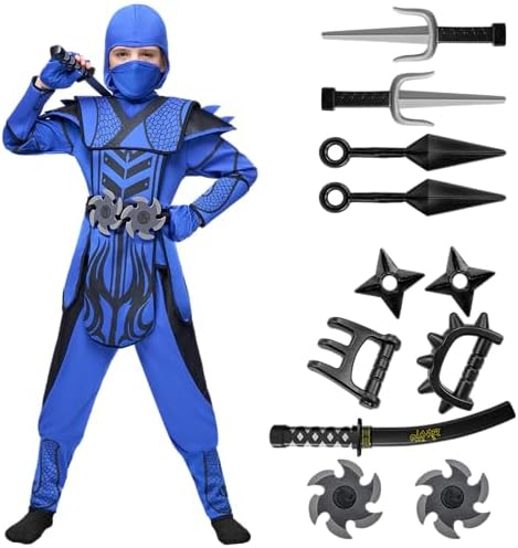 Spooktacular Kids Halloween Ninja Costume for Boys