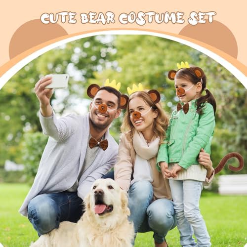 Maiteenly Halloween Monkey Accessories Set for Kids and Men