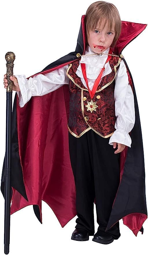 Spooktacular Kids Halloween Vampire Costume