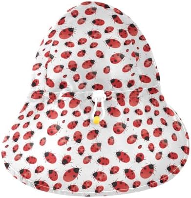 Sun Protection Baby Hat Red Ladybug