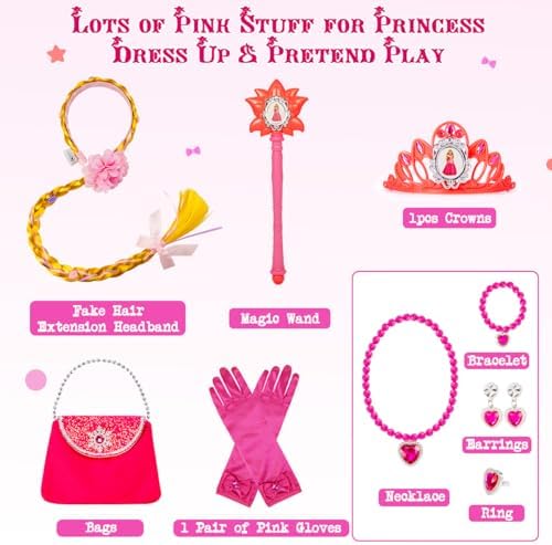 Meland - Sparkling Princess Dress Up Gown for Girls - Posh Elegant P firmware