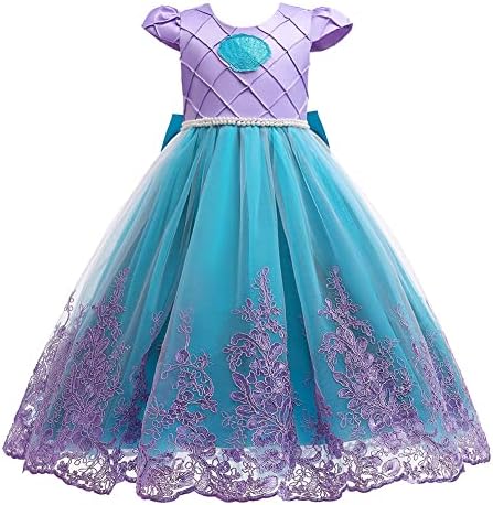 Elegant Princess Mermaid Carlo Dress Up Costume for Girls