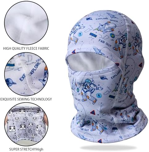 Warm Windproof Face Mask for Kids Extreme Cold Resistance Style