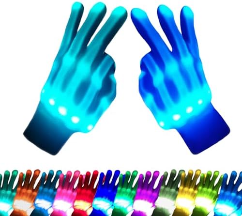 Colorful LED Gloves for Kids