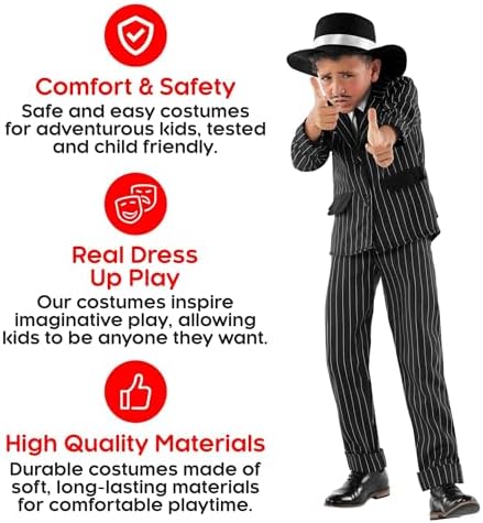 Gangster 1920s Look Boys Costume