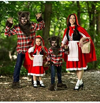 Faux Fur Werewolf Costume Kids Halloween Trick or Treat