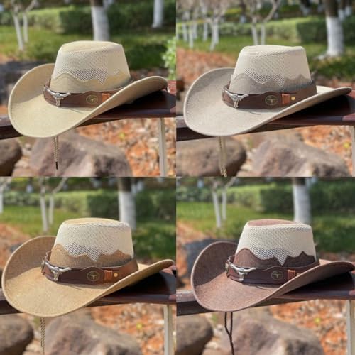 Stylish Sun-Proof Western Cowboy Hat for Men Women