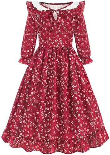 Adorable Colonial Prairie Girls Dress Perfect for Little BSmithers