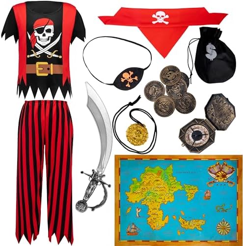 Spooktacular Kids Pirate Costume Set - Halloweenessential for Toddlers