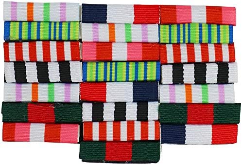 Skeleteen Military Combat Medal Ribbon Pin