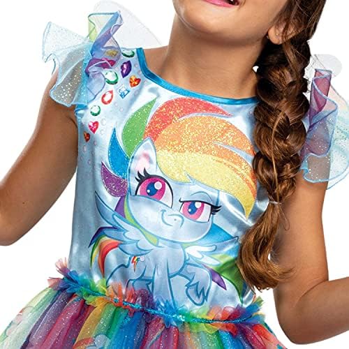 Rainbow Dash Costume for Girls My Little Pony Character Dress