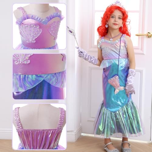 Mermaid Princess Little Mermaid Costume for Girls