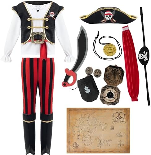 Pirate Costume Set for Kids - Perfect for Halloween and More