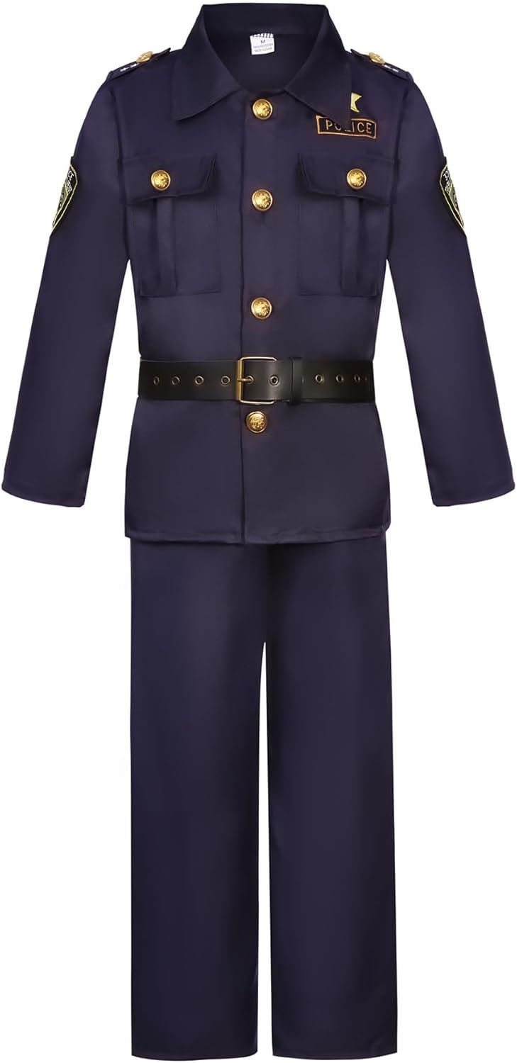 Mini Police Officer costume for boys trick or treat Halloween essentials