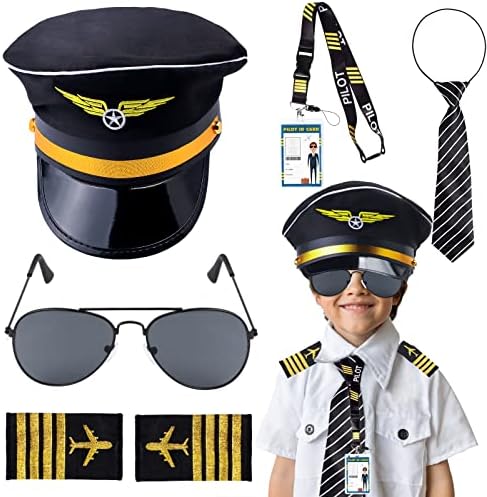 Kids Pilot Costume Accessories Set