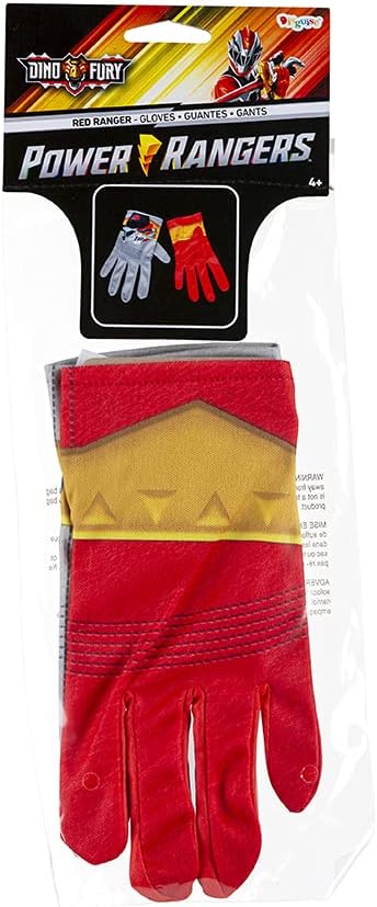 Power Ranger Gloves for Kids Fun Dino Fury Costume Accessory