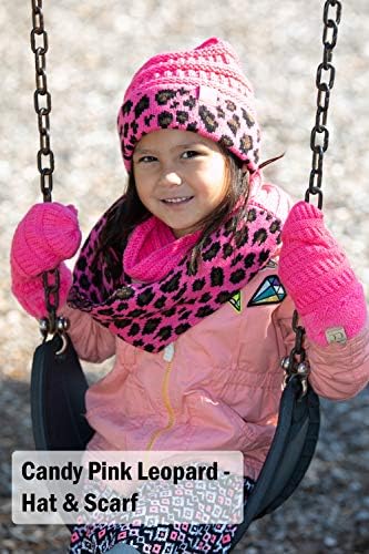 Funky Junque Kids Cozy Winter Bundle - Matching Hats Scarves Set