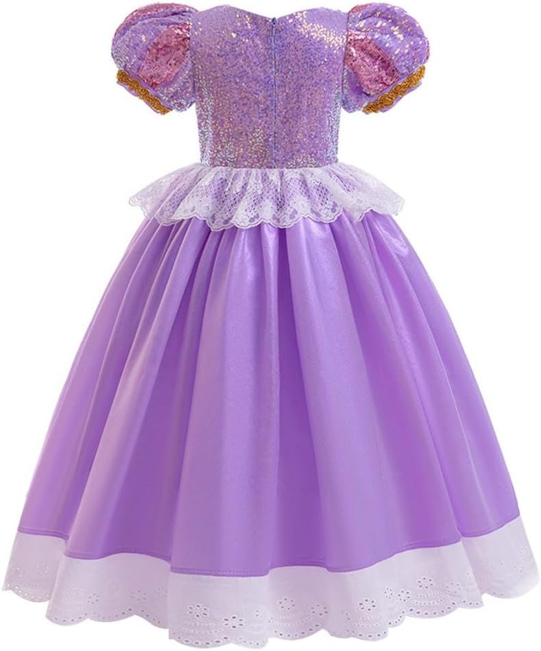 Sophia Princess BallGown Costume REXREII Purple