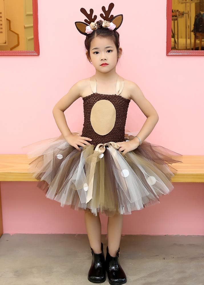 Halloween Animal costume for girls Reindeer Giraffe Tiger