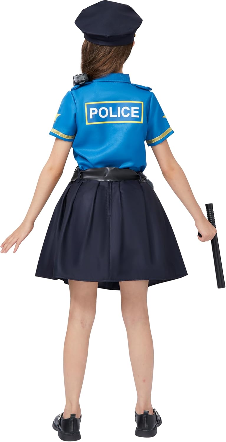 Spooktacular Creations Halloween Police Officer Costume for Girls