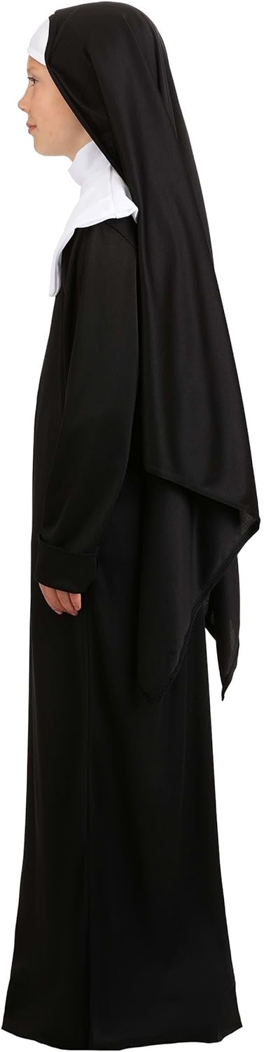Fun Costumes Kids Nun Costume Catholic Sister Robe for Girls