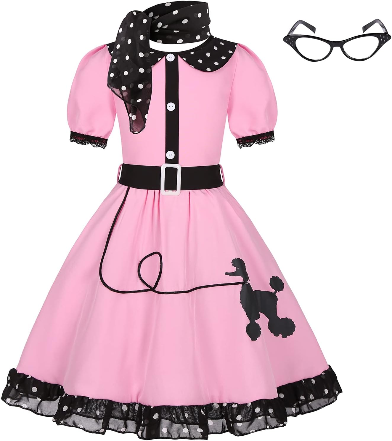 1950s Poodle Cutie Costume for Girls