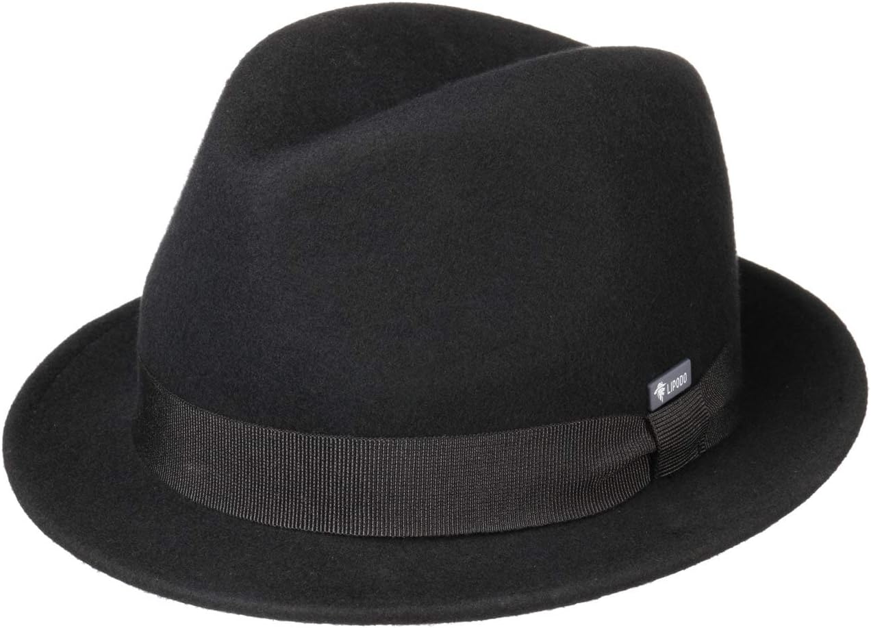 Lipodo Kids Wool Felt Trilby Hat Perfect for Gatherings Special Occasions