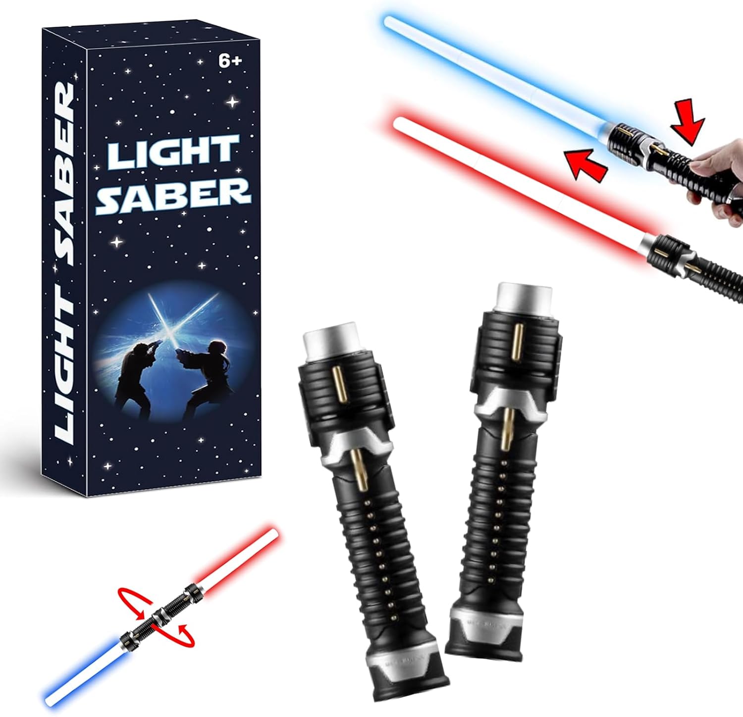 Retractable Lightsabers for Kids