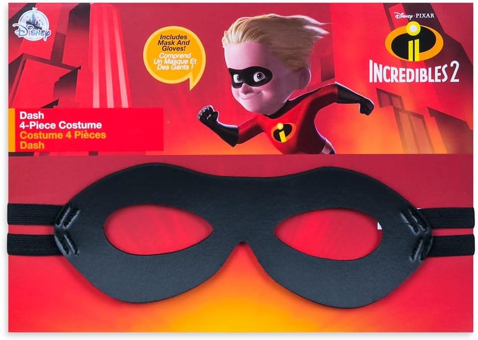 Disney Boys Incredibles 2 Dash costume Perfect for Halloween and Play